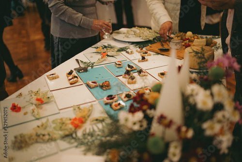 Party table after some minutes