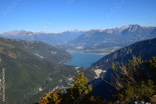Lago di Santa Croce (visto dal monte Pizzoc) photo