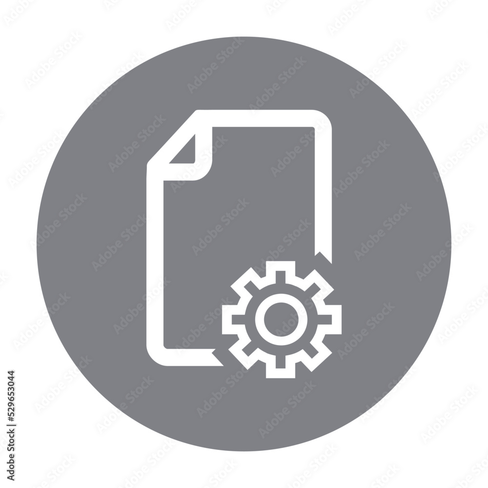 Document Setting vector Icon
Document Setting vector Icon