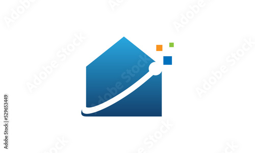 Tech house logo design