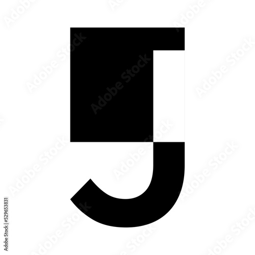 J monogram vector logo for business and others