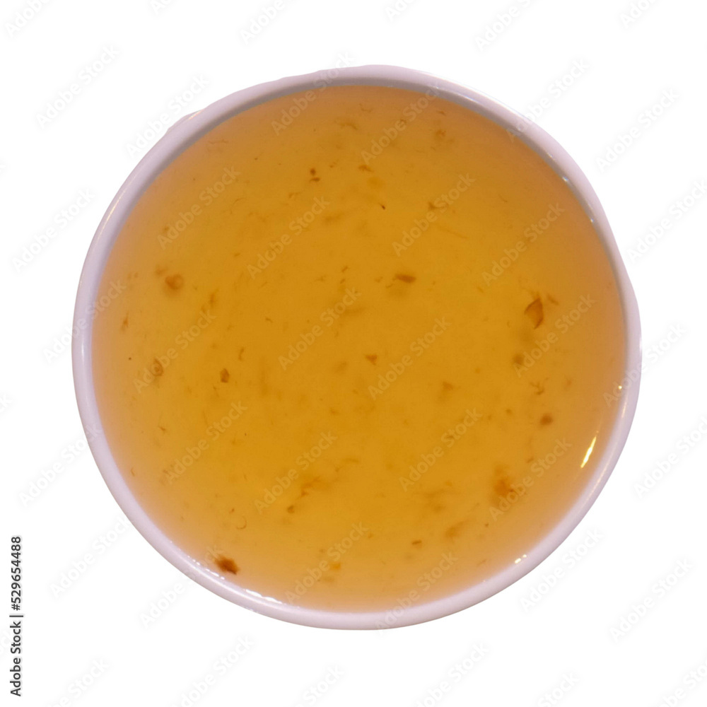 Plum sauce on white plate. isolated on white background. Plum sauce on white plate. isolated on white background.