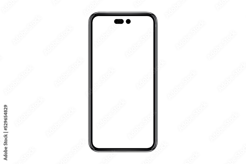 Smartphone similar to iphone 14 with blank white screen for Infographic Global Business Marketing Plan, mockup model similar to iPhone isolated Background of digital investment economy - Clipping Path Smartphone similar to iphone 14 with blank white screen for Infographic Global Business Marketing Plan, mockup model similar to iPhone isolated Background of digital investment economy - Clipping Path