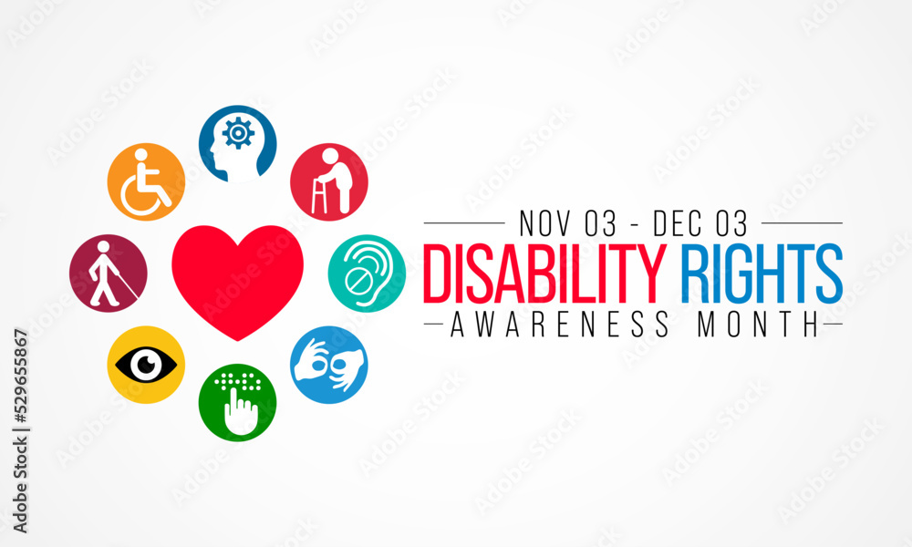 Disability Rights awareness month is observed every year from November