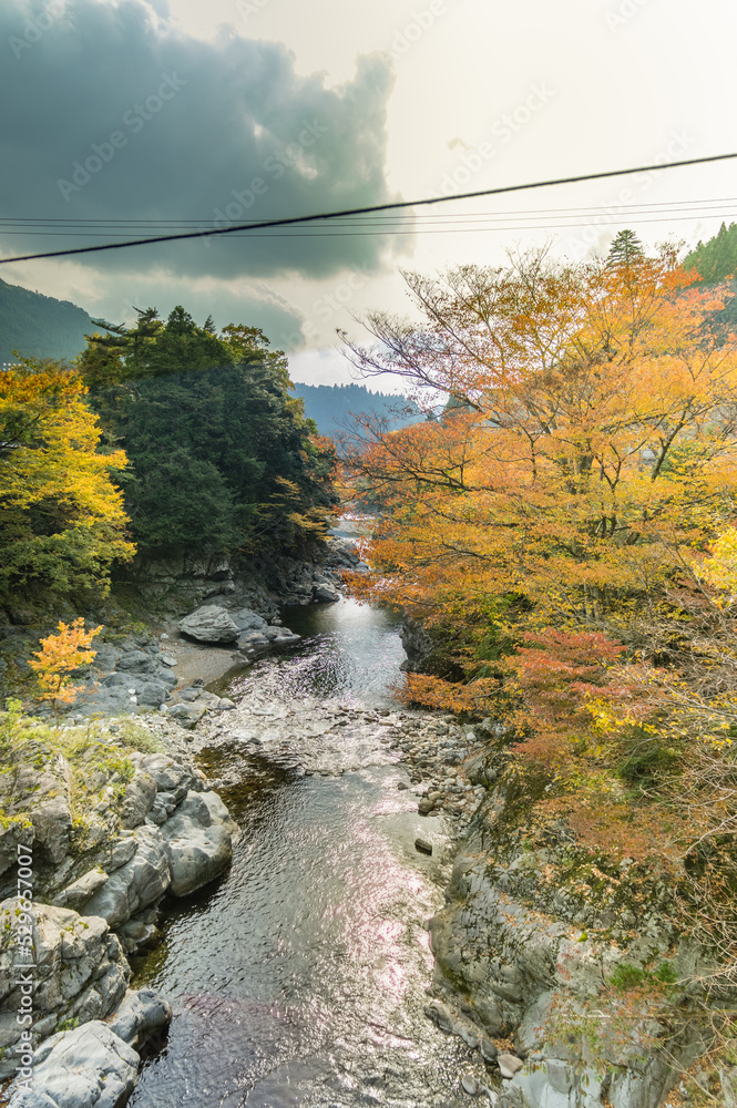 奈良県天川村の秋風景