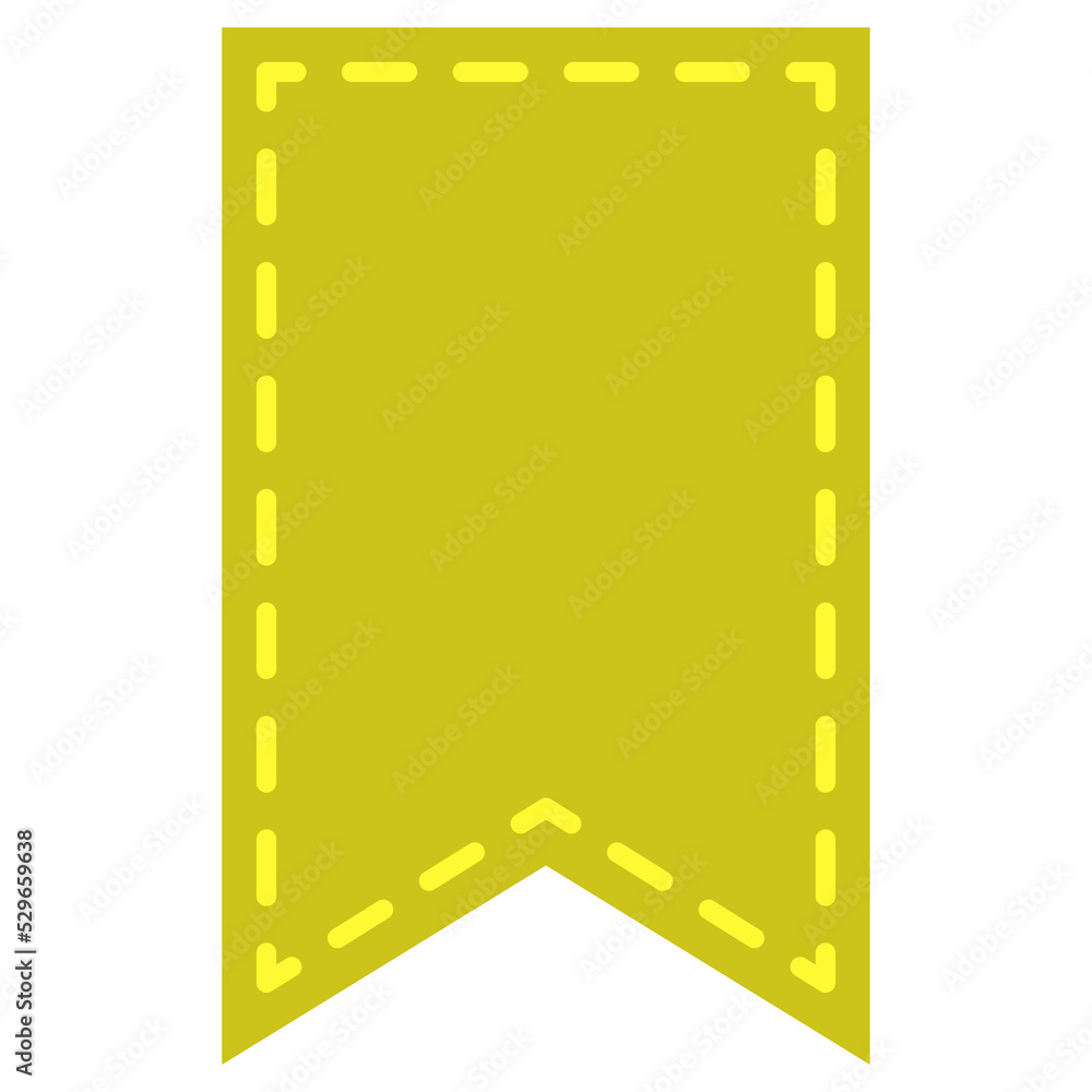Fototapeta premium Decorative Ribbon Banner Flat Design
