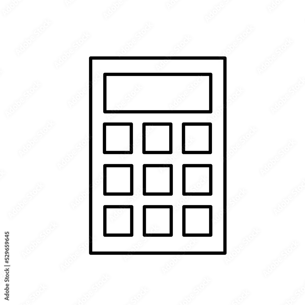 calculator - vector icon calculator - vector icon