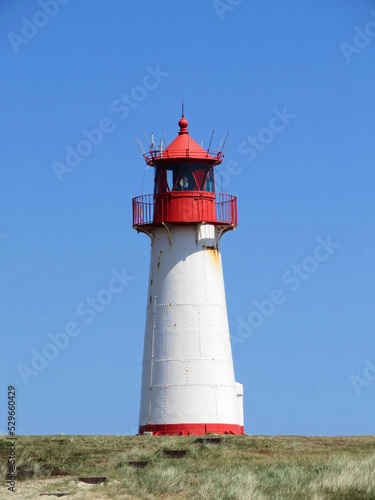 Lighthouse in dune on German island Sylt List-West
