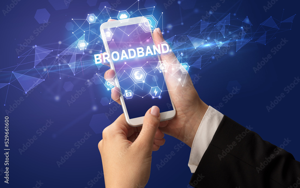Hand using smartphone with technology concept Hand using smartphone with technology concept
