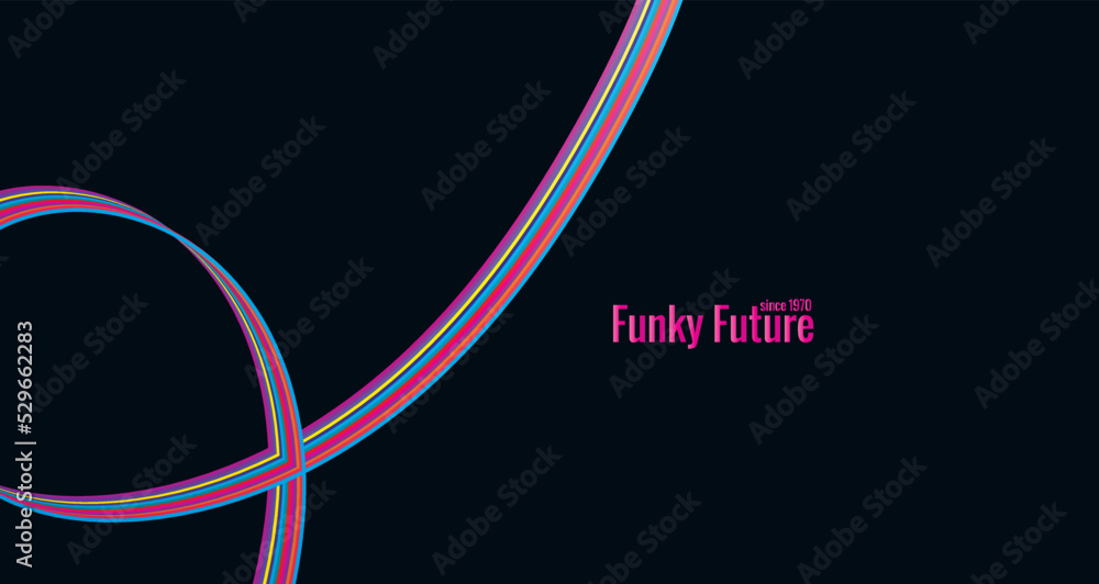 Simple abstract 1970's background design in futuristic retro style. vector design Simple abstract 1970's background design in futuristic retro style. vector design
