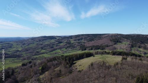 Naturschutzgebiet Schwarze Berge im Süden der bayrischen Rhön