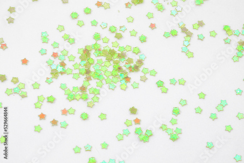 sparkles stars on white background with text place - Image