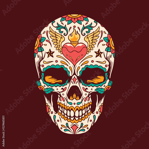 Dia De Los Muertos Sugar skull