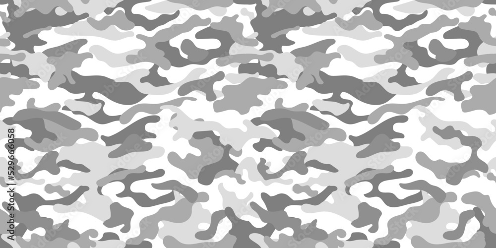 vector camouflage pattern for army. Arctic military camouflage	 - obrazy, fototapety, plakaty 
