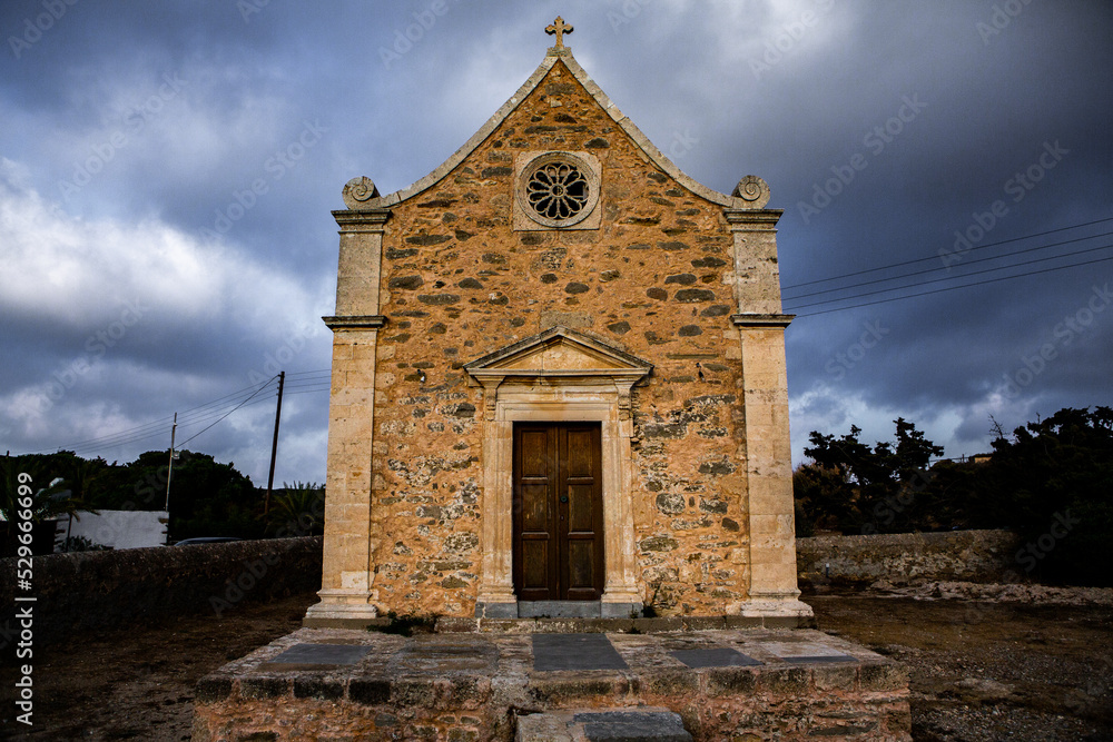 The Greek Orthodox Church on the island of Crete.