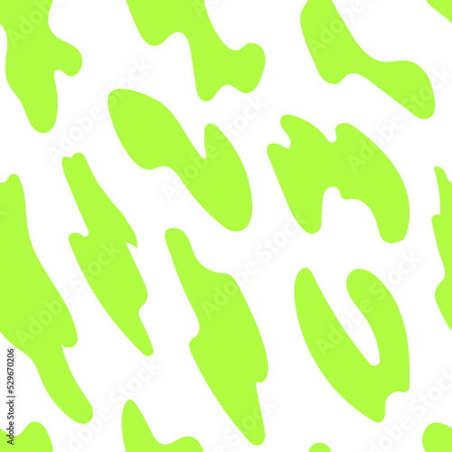 Animal skin seamless pattern in neon color. Vector abstract background. Liquid shapes. Perfect for textile, fabric, wrapping paper. 90s, 00s aesthetic. 