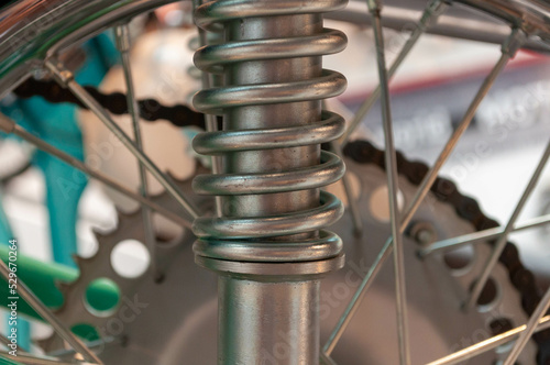 motorcycle shock absorber. suspension system