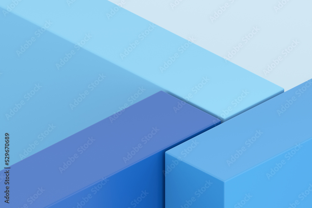 Fototapeta premium Product display background. 3D display stand.