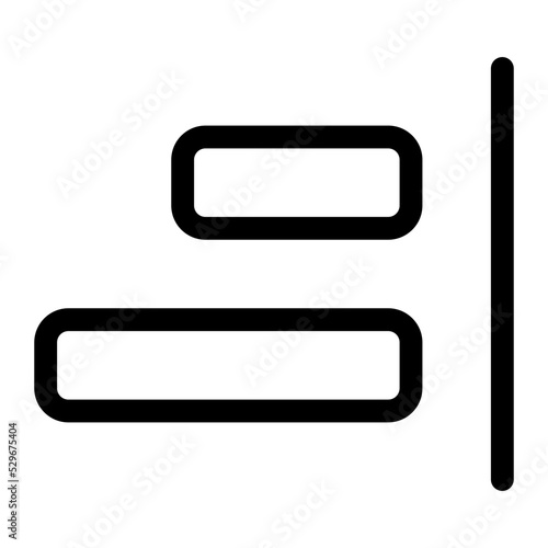 align right icon