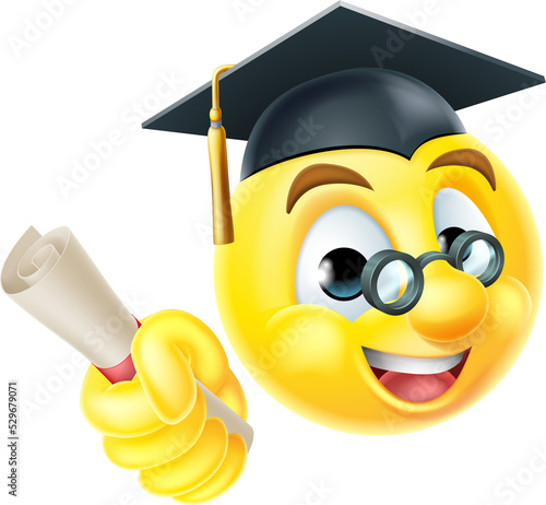 Graduate Graduation Emoji E...