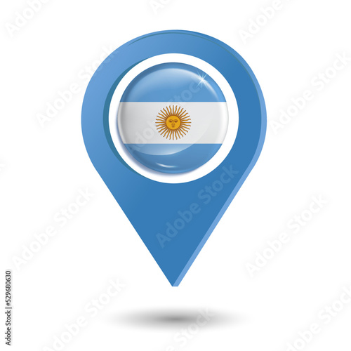 location sign argentina flag png