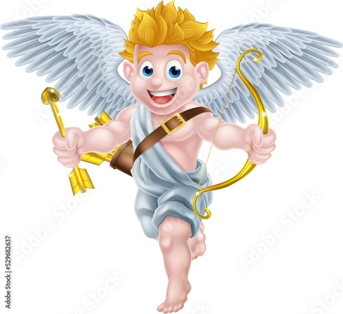 Cartoon Cupid Angel