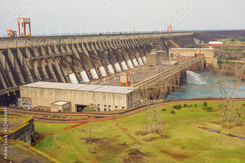 Foz do Iguacu, Brazil: Itaipu hydroelectric power plant dam and turbines photo