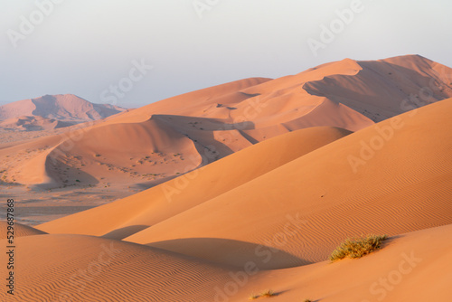 Sand dunes in desert country