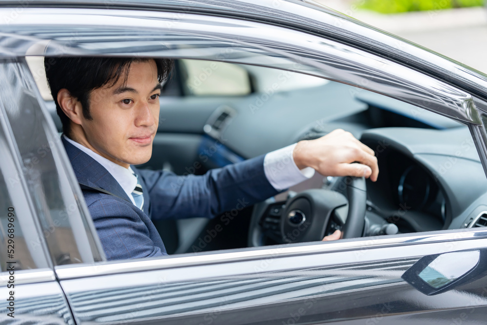 運転・車・男性 運転・車・男性