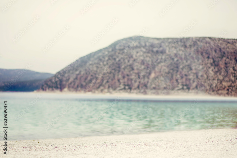 beautiful lake salda like a sea view with good color of water, good background for product or commercial photography beautiful lake salda like a sea view with good color of water, good background for product or commercial photography