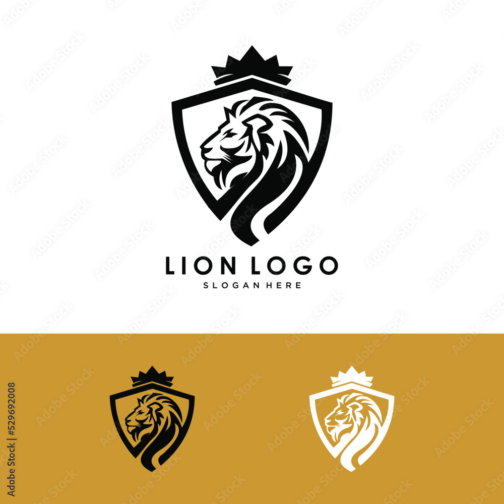 Fototapeta premium Lion's Head Logo