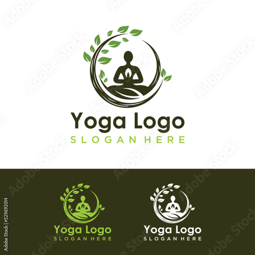 Vector yoga/spa icons and graphic design 