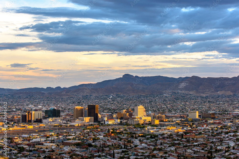 Obraz premium El Paso, Texas skyline