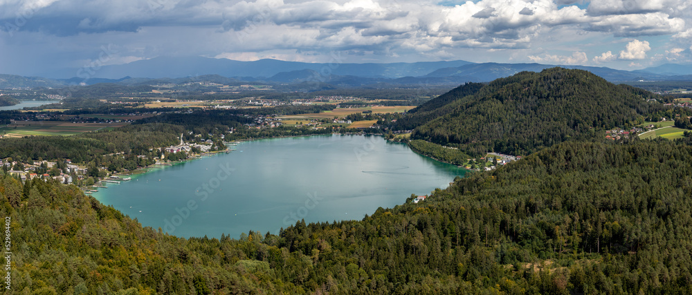 Klopeiner See gesehen vom Kitzelberg