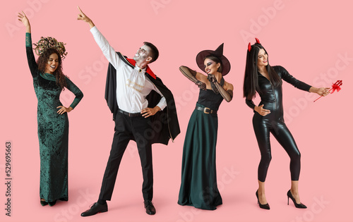 Set of people dressed for H...