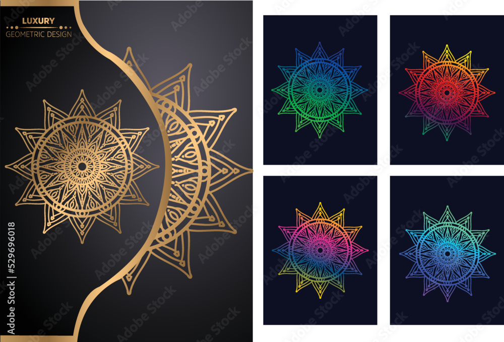 mandala Coloring book. wallpaper design, tile pattern, shirt, greeting ...