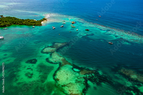 Wallpaper Mural Islas del Rosario in Colombian Caribbean from above | Luftbilder Islas del Rosario in Kolumbien | Karibik aus der Luft Torontodigital.ca