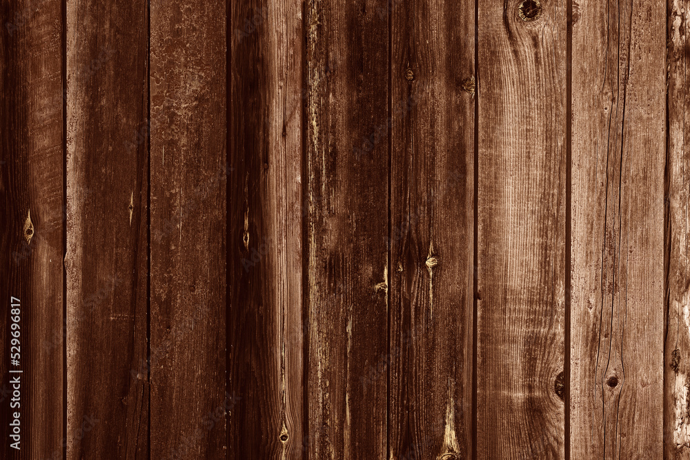 Naklejka premium Surface of old wood texture, wooden background. View from above