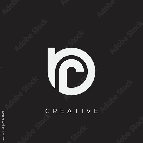 Letter BR RB logo and icon design template