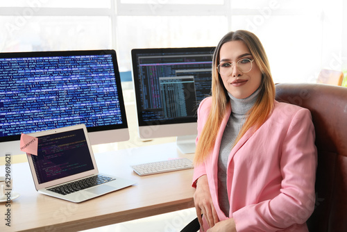 Transgender programmer work...