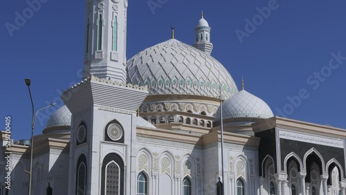Hazret Sultan Mosque In The Center Of Nursultan, Kazakhstan photo