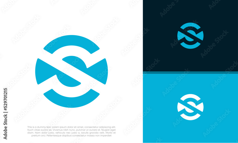 Initial S logo design. Innovative high tech logo template. Initial S logo design. Innovative high tech logo template.