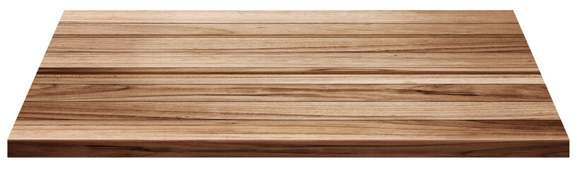 Ingelijste posters Bibliotheek Empty wood table. Can used for display or montage your products. Wood plank in perspective.   © Octavio