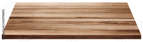 Empty wood table. Can used for display or montage your products. Wood plank in perspective. 