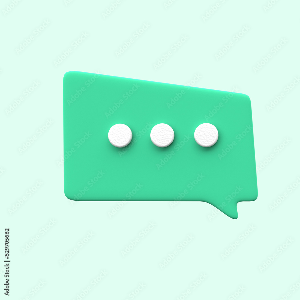 3d minimal bubbles chat icon 3d rendering illustration 3d minimal bubbles chat icon 3d rendering illustration