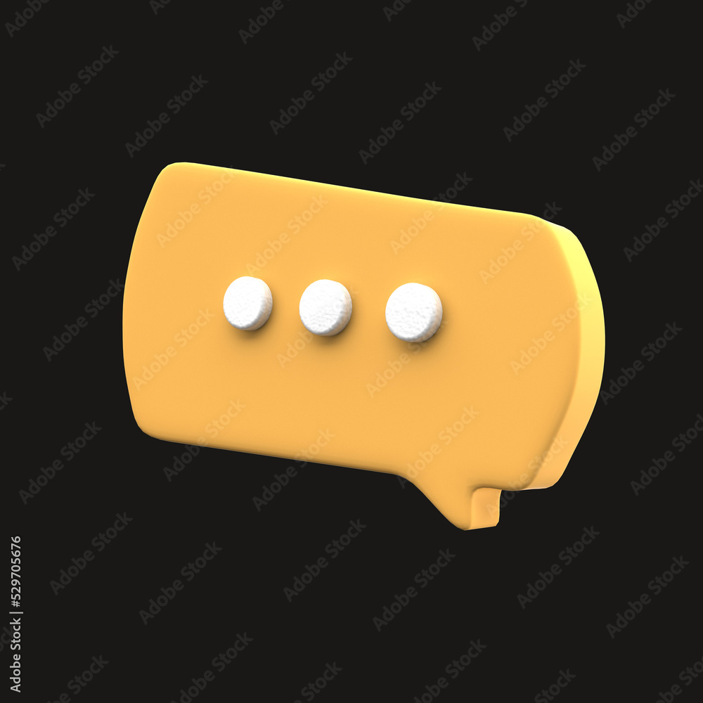 3d minimal bubbles chat icon 3d rendering illustration 3d minimal bubbles chat icon 3d rendering illustration