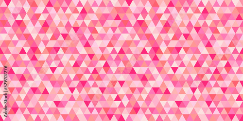 Seamless triangle pattern. Geometric wallpaper of the surface. Mosaic unique background. Doodle for design. Print for flyers, posters, t-shirts and textiles. Vintage and retro style