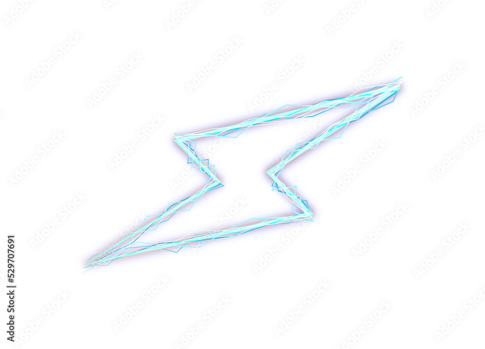 Fototapeta premium Thunderbolt Lighting Element 