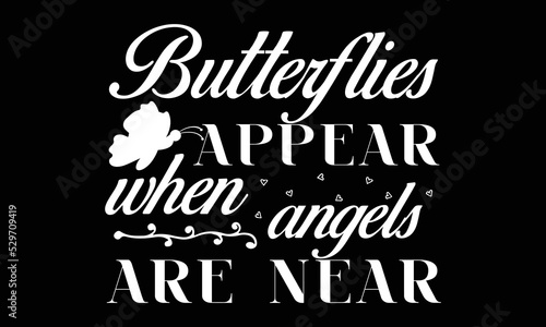 Butterfly t-shirt design vector template