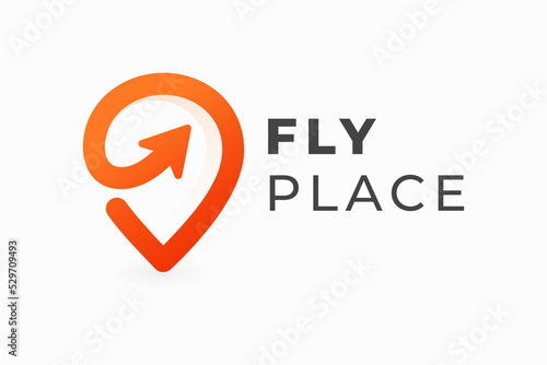 Travel Point Logo on white Background